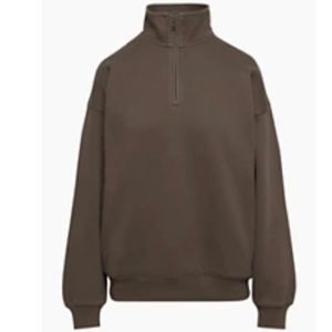 Aritzia TNA new cozy fleece mega 1/4 zip sweatshirt
